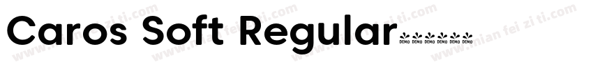 Caros Soft Regular字体转换